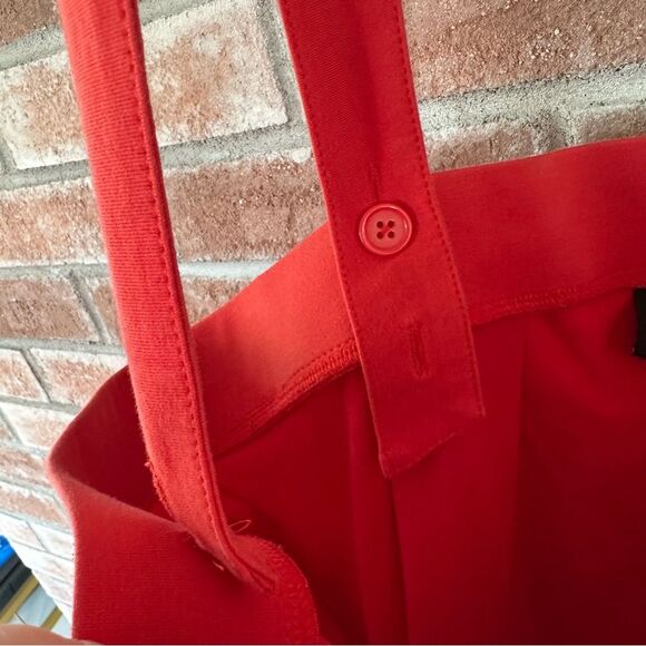 Disney Winnie Pooh Suspender Overalls Skirt Women’s Plus 1X Red - Picture 6 of 11